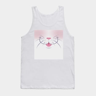 White cat blep Tank Top